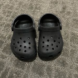 Black Toddler Crocs - Size 4c